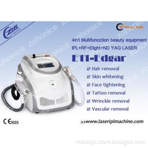 Portable E-light IPL RF Smooth wrinkles Machine With 4 Filt